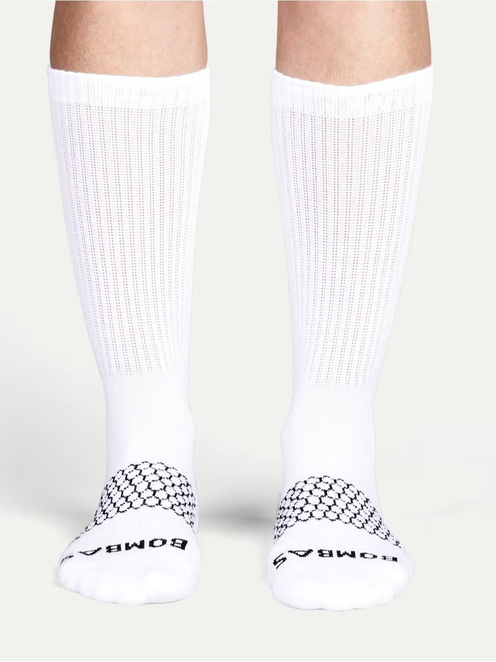 4 pack NWT Bombas White Calf/Crew Socks XL